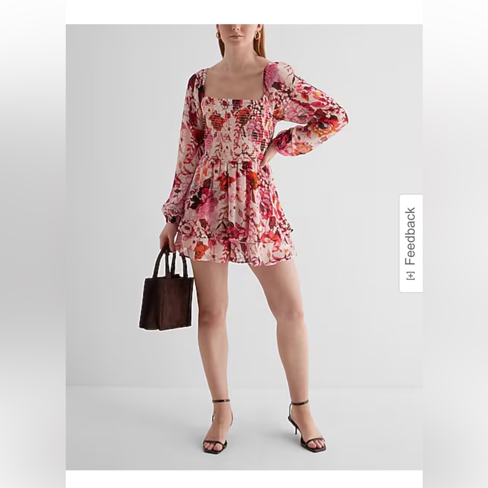 Express Floral Pink Women's jumpsuit